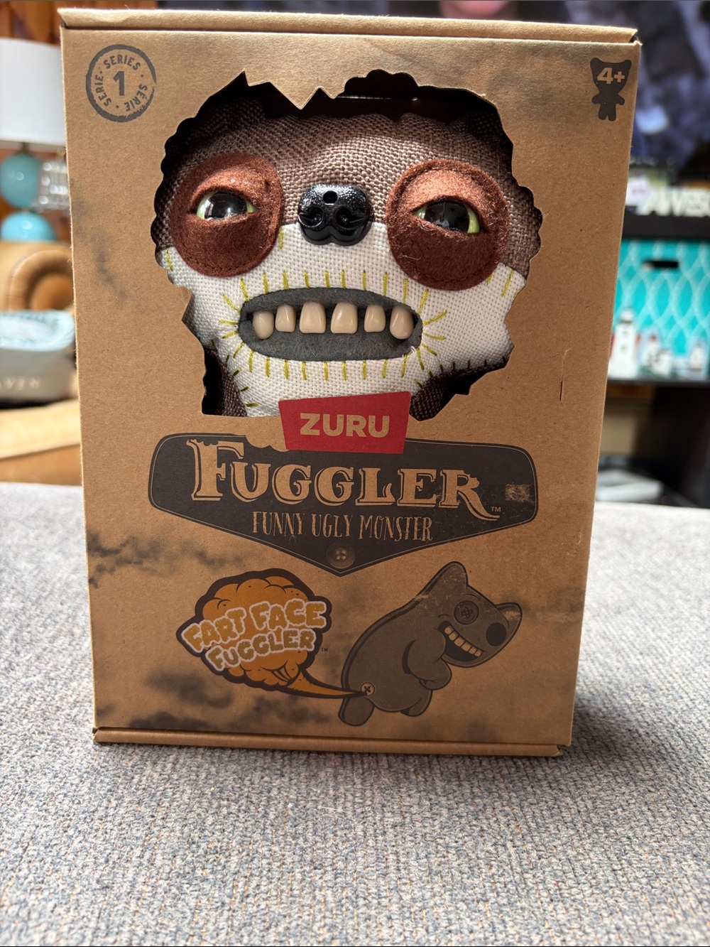 ZURU Fuggler Funny Ugly Monster Plush - Brown/White